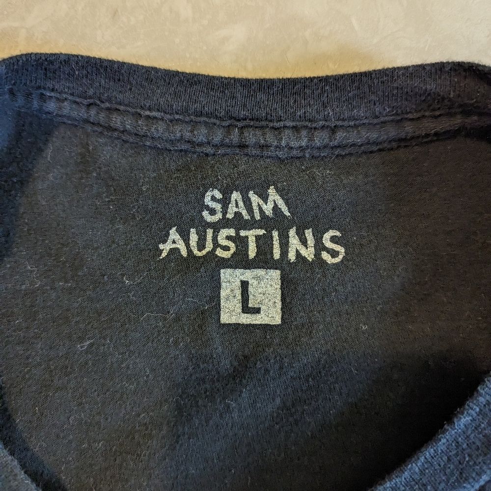 Sam Austins Angst Music Song T-shirt Size L - Picture 6 of 7